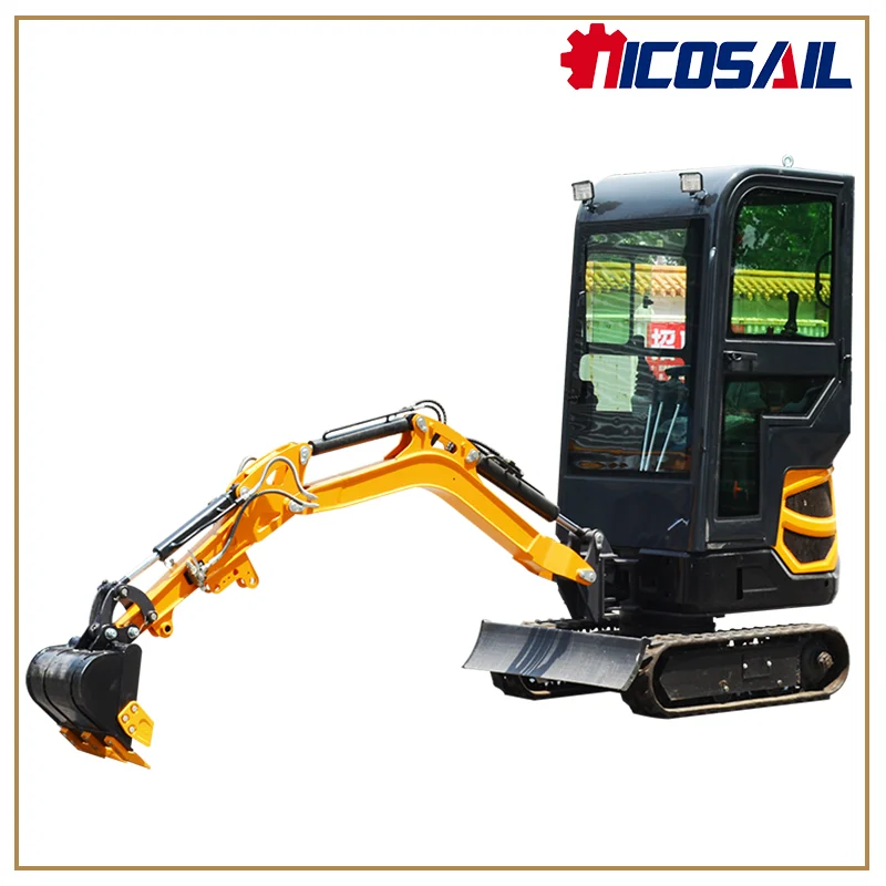

CE/EPA/EURO 5 Mini digger customized telescopic arm 1.8 ton excavators prices with thumb bucket for sale
