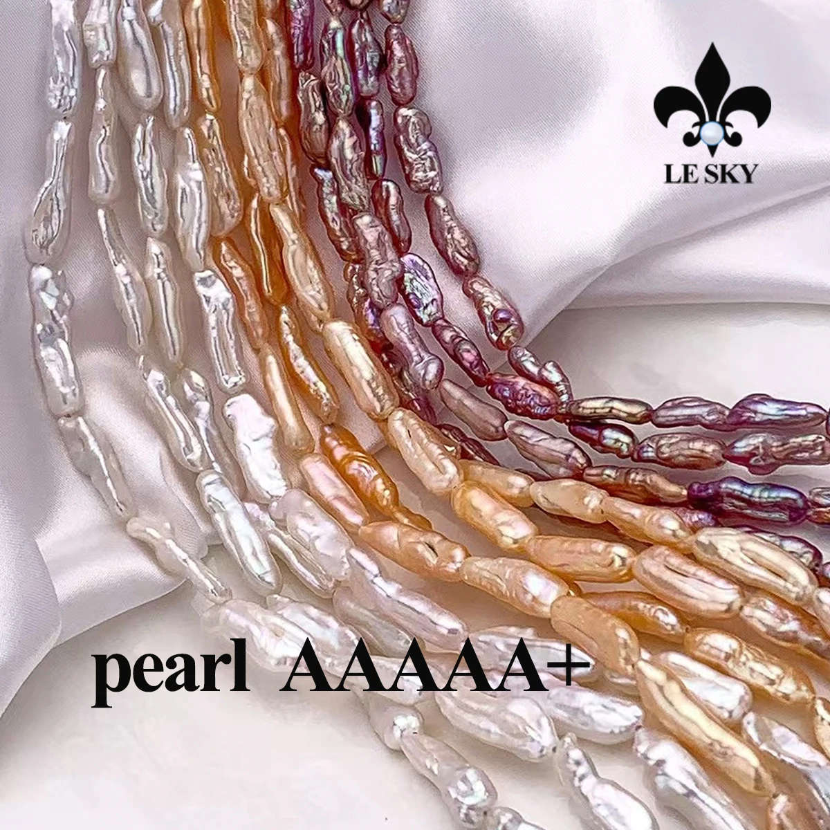 Natural Freshwater Pipa Pearl Beads Long Strip Shape Baroque Pearl Looose Spacer Beaded for Making DIY Jewerly Necklace Bracelet