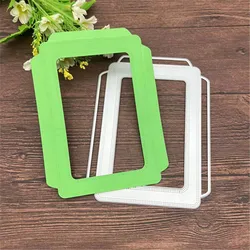 Photo frame background Metal Cutting Dies Stencils For DIY Scrapbooking Decorative Embossing Handcraft Template