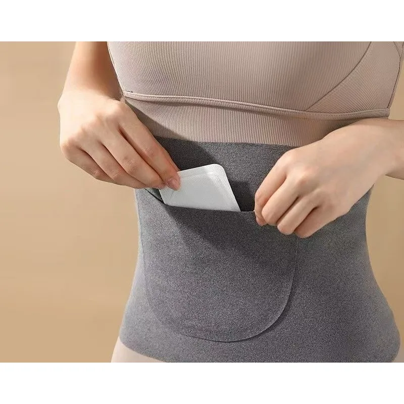 

Поясной ремень с двойным карманом, теплая талия, немецкий бархатный ремень, карман для защиты живота, зимний морозостойкий пояс.