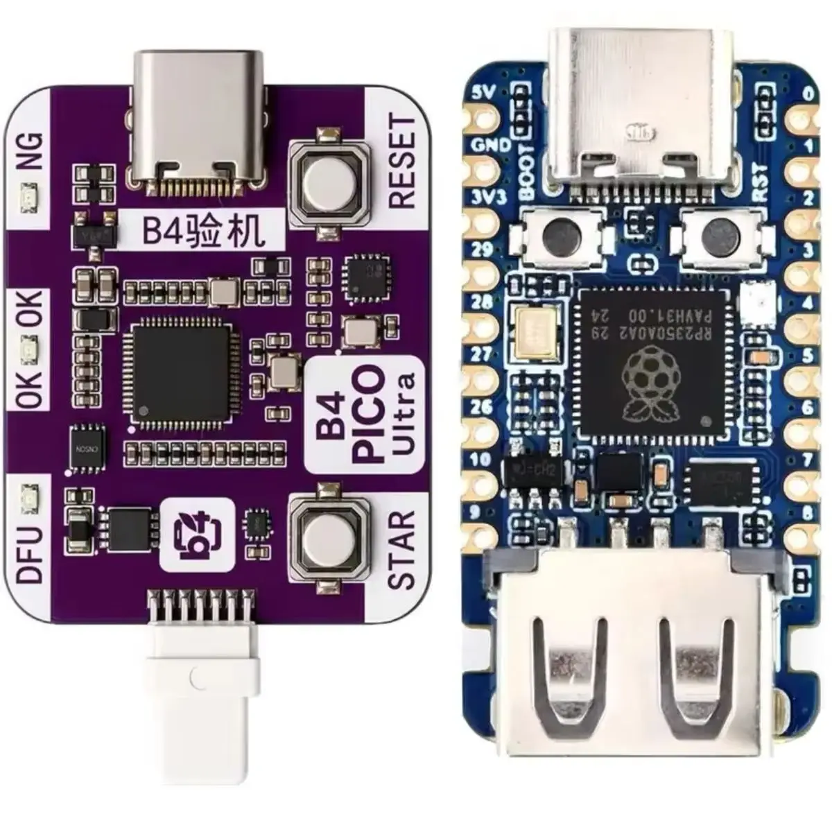 NEW Raspberry Pi Pico 2 RP2350 USB A Development Board Equipped With Onboard Type-A/C Expansion Port Waveshare RP2350A PIC0
