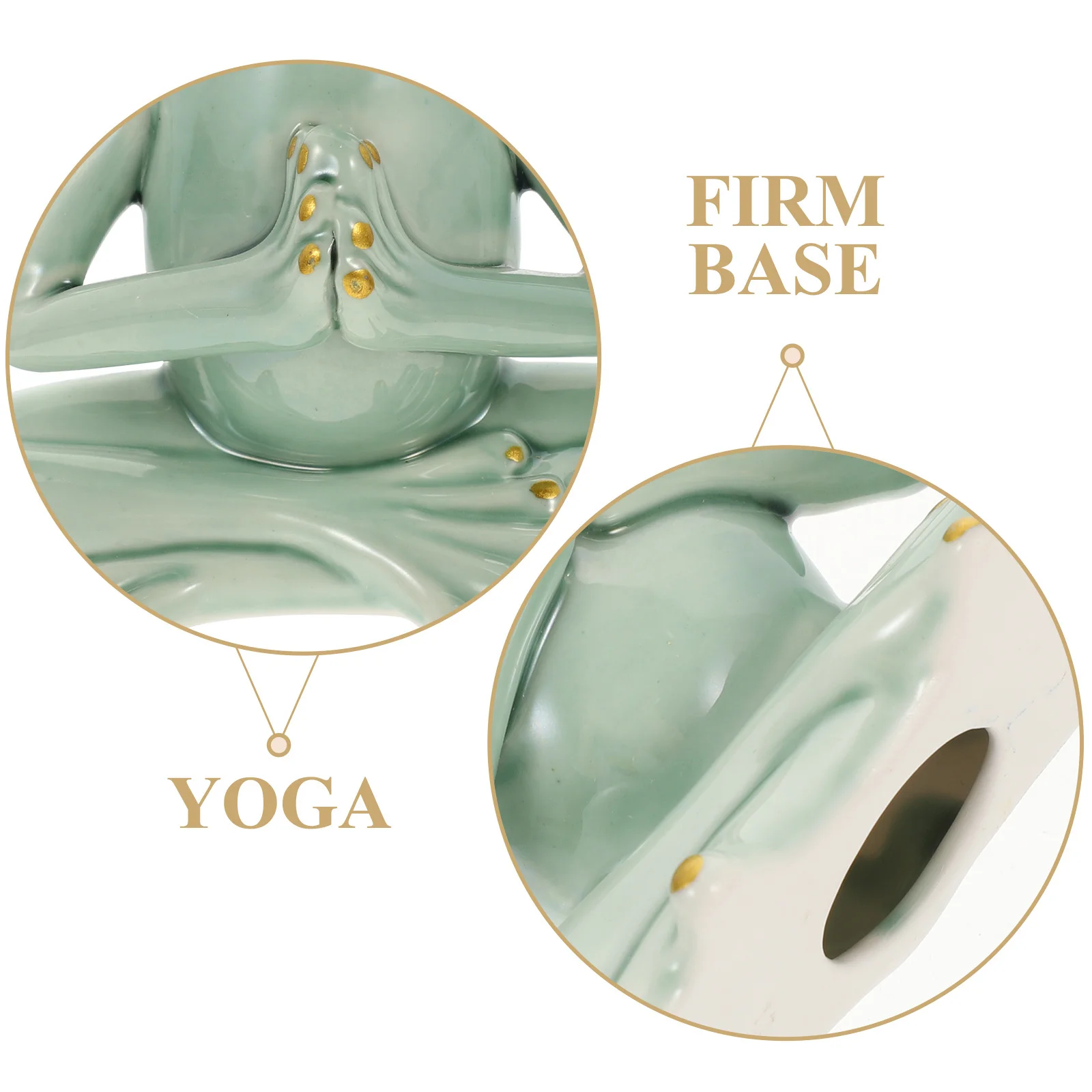

Creative Kung Fu Tea Pet Frog Statue Decor Multipurpose Ceramic Craft Accessory Ceramic Tea Pet Frog Figurine Decor