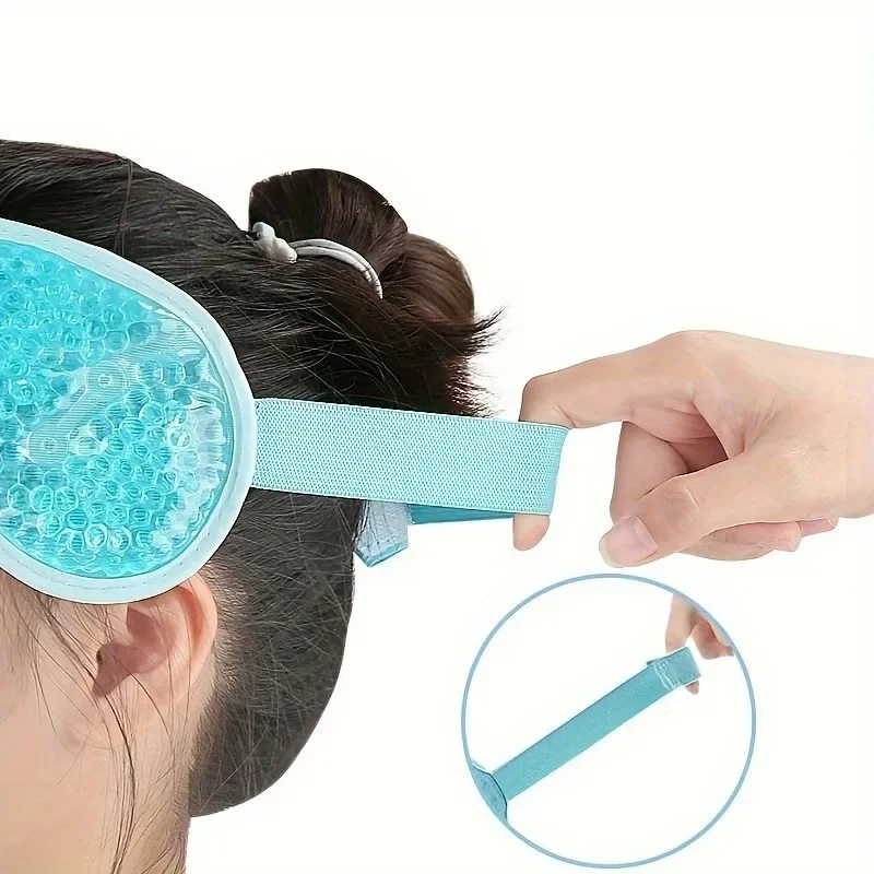 Reusable Hot/Cold Gel Forehead Pad - Soothing Cooling Relief for Headaches & Migraines, Pain Relief Therapy, Home Office Use"