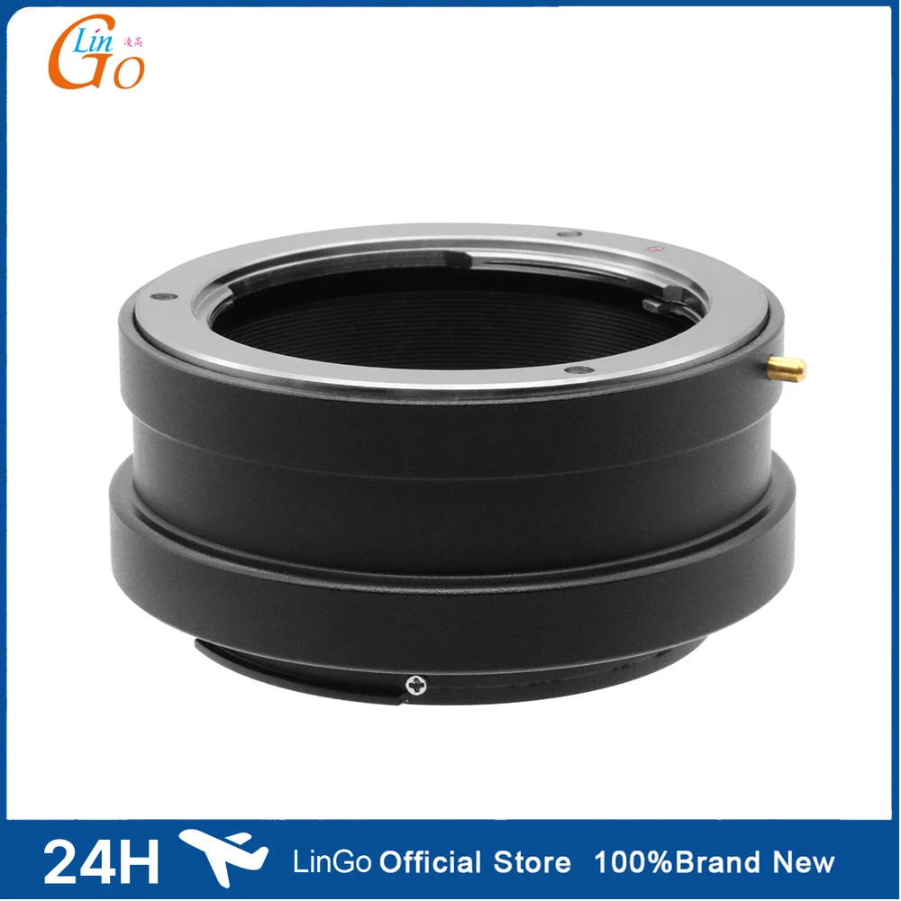 LinGo CY-EOSR Lens Adapter Ring for Contax for YASHICA 135 SLR Lens to for Canon for EOS R RF Mount Camera Body