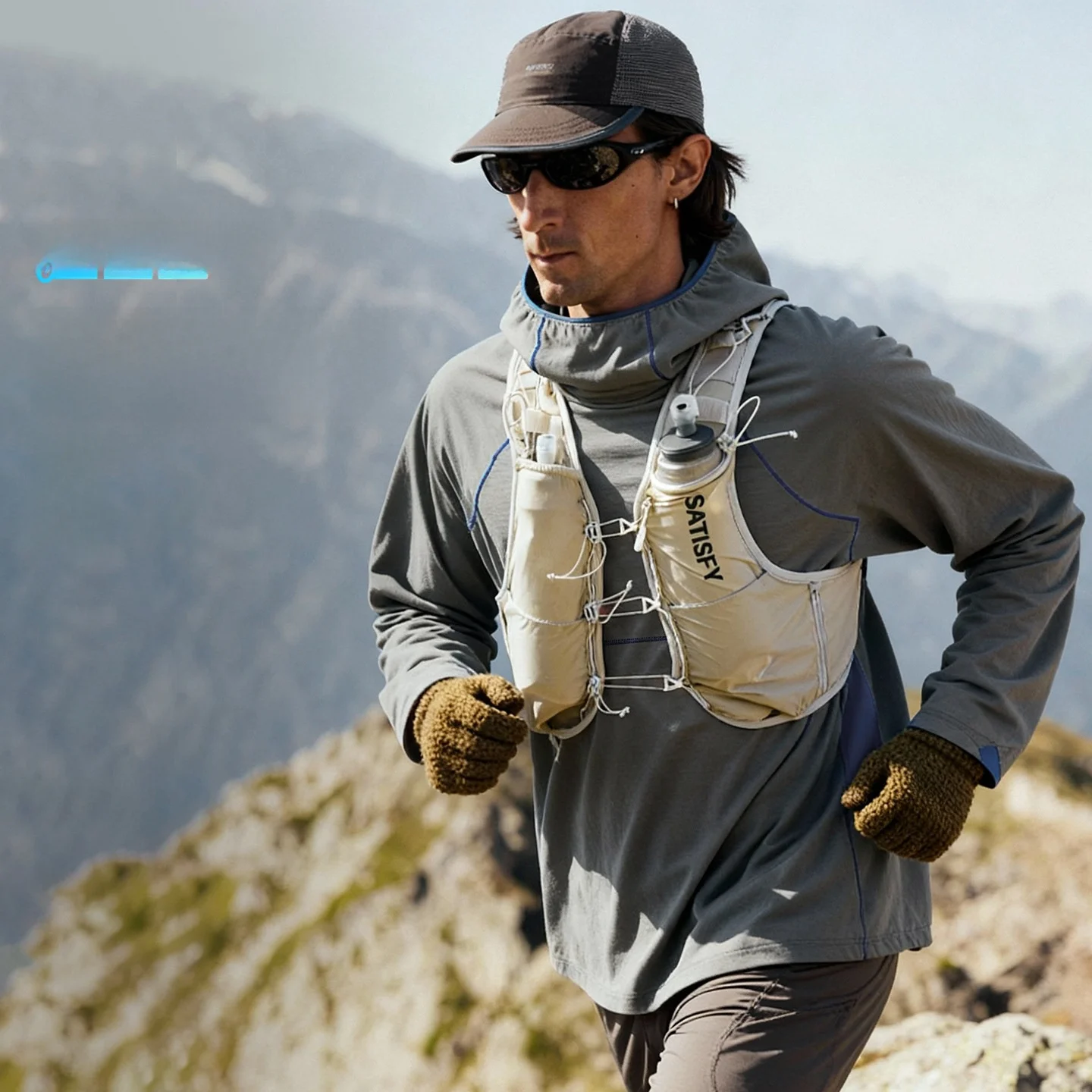 

Мужская дышащая толстовка Coolmax с капюшоном, спортивная, приталенная, с длинным рукавом, легкая, для осеннего сезона