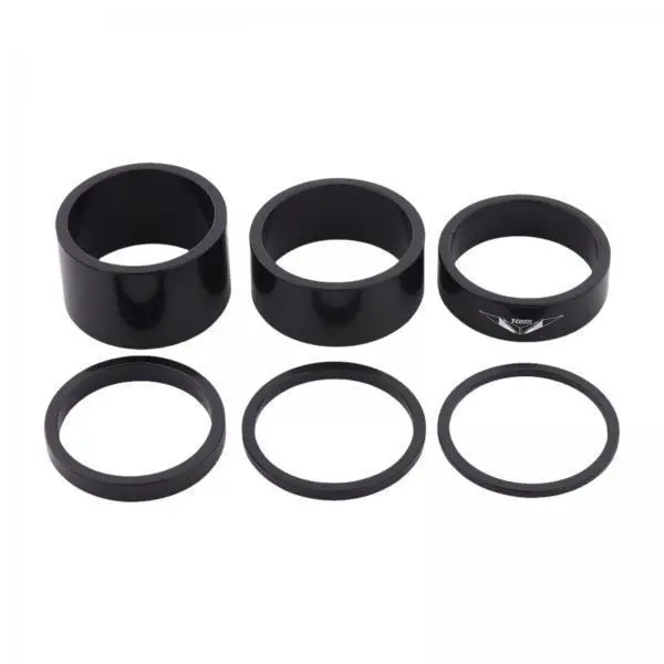 

Aluminum Alloy Bike Headset Spacer Lightweight Bicycle Stem Washer Road Bike Accessories for Handlebar Upgrade