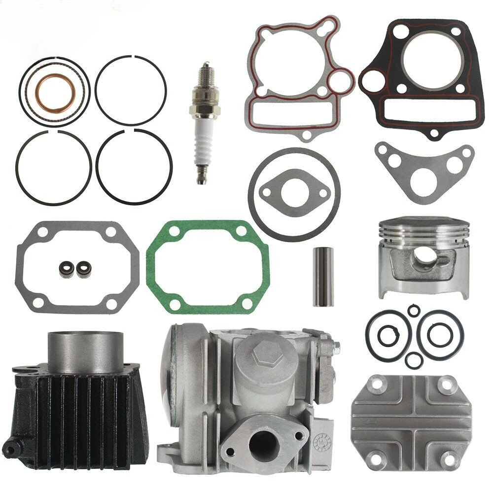 70cc 47mm Bore Cylinder Head Piston Top End Kit for Honda JH70 ATC70 CRF70 CT70 C70 TRX70 XR70 S65 Motorcycle Engine Accessories