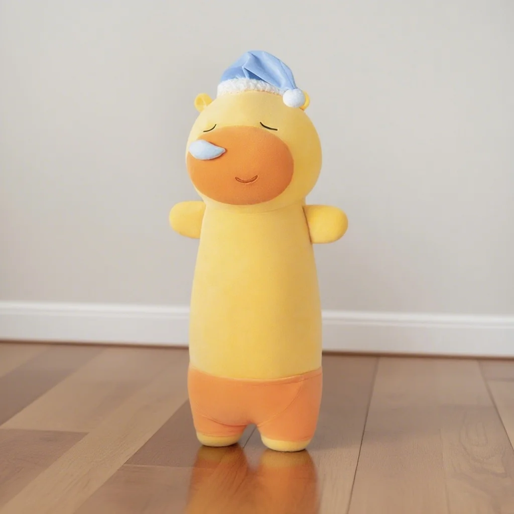 

Sweet Dream Capybara LuLu Plush Toys Cozy Soft Cotton Throw Pillow Chubby Anime Capybala Doll Cute Kids Sleeping Companion