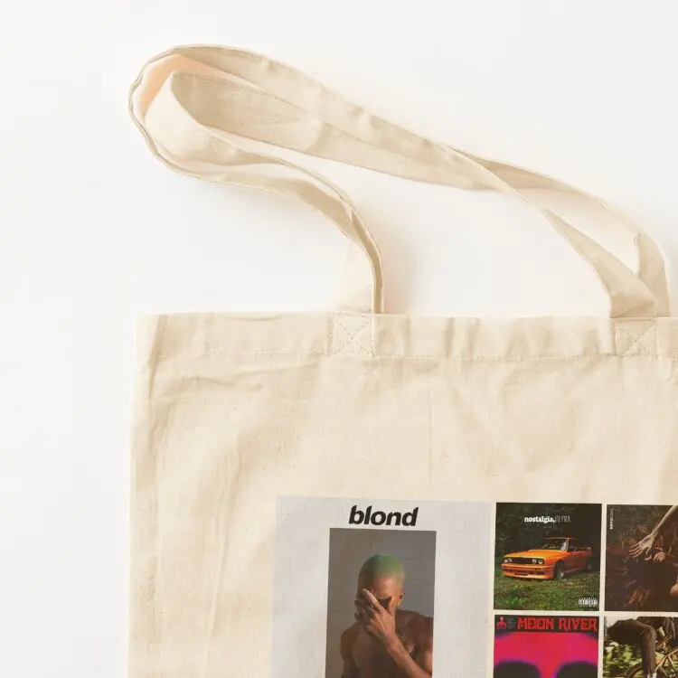 Frank Ocean Album Collage Tote Bag canvas tote bags Women's handbag sacs de shopping canvas shopping bag