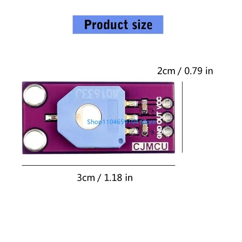 Módulo detecção ângulo rotativo MCU-103 módulo potenciômetro 10kΩ para controle temperatura