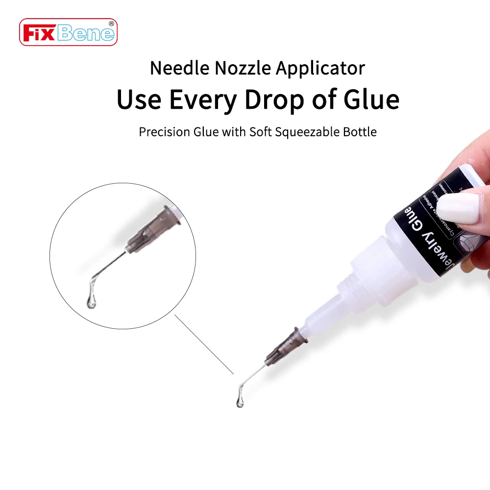 Seconds Super Glue For Jewelry Diamond Jade Ring Rhinestone Cyanoacrylate Strong Powerful Adhesive Glass Plastic Metal Leather