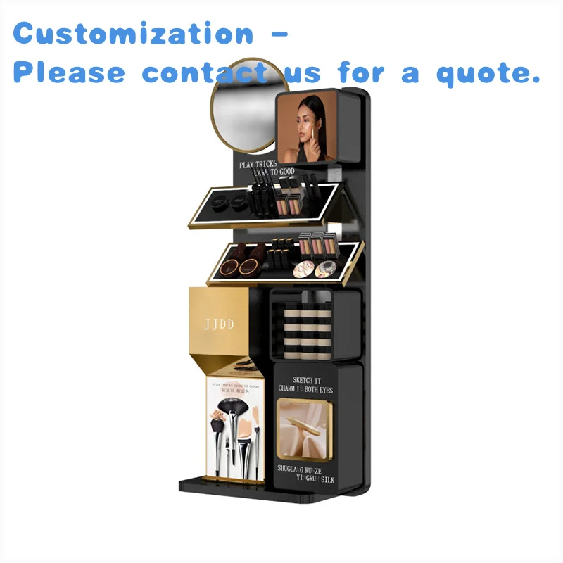 

custom.Custom Luxury Cabinet Cosmetic Makeup Store Retail Display Shelves