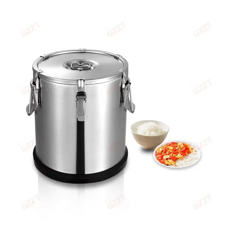10L Stainless Steel Insulation Bucket SUS201 Food Warmer for Hotel Restaurant Kitchen Keep Water Tea Warm Thermal Container