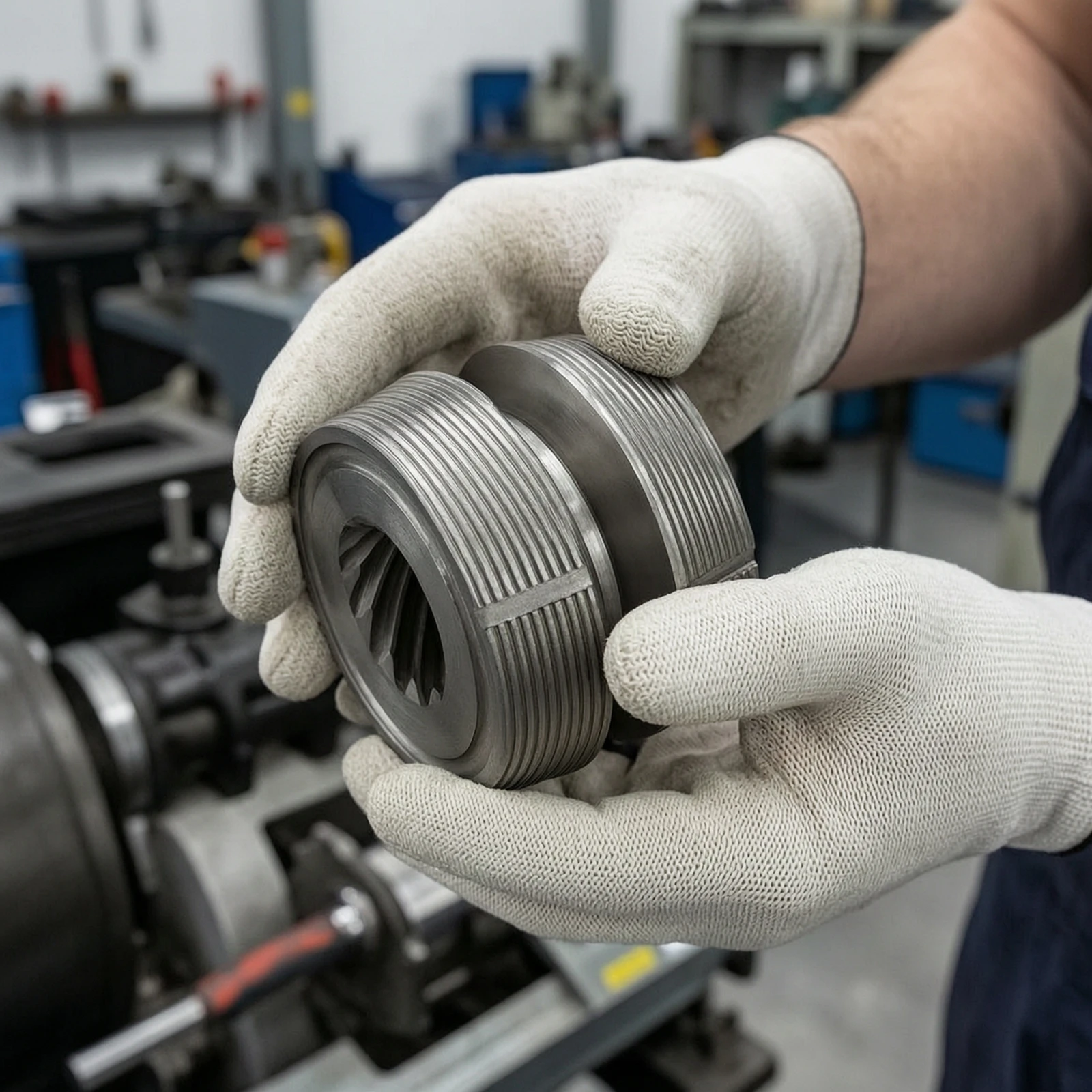 Spiral Shaft Clutch Splined Clutch Assembly Auto Part Machined for Mechanics, Workshop