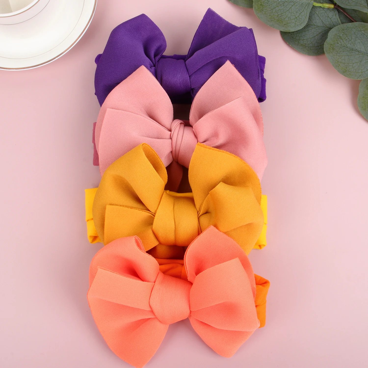 Baby Headbands Elastic Soft Newborn Hair Bows Headbands for Baby Girl Children Turban Infant Headband Hair Accessories