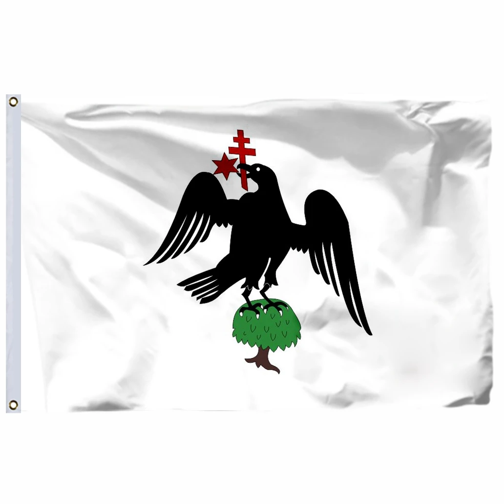 Romania Wallachia Polyester Banner Ensign, High Quality Banner, 90x150cm, 3x5ft, 120g, 100D, 21x14cm