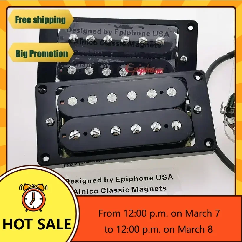 

Q-X- Music Store-Guitar Pickups Standard Humbucker Pickups 4C with Pro Wiring Harness In Stock