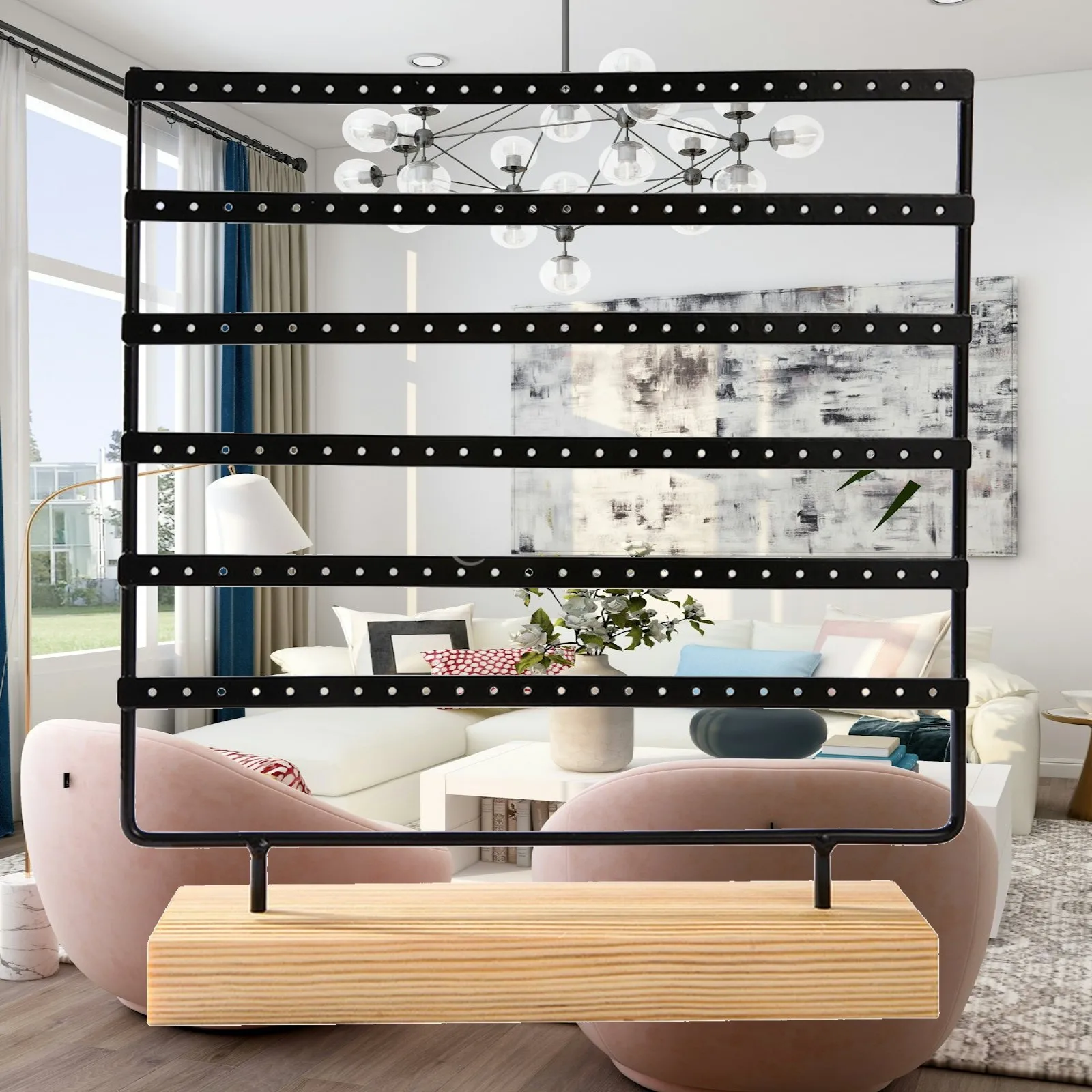 Earring Organizer Stand Earring Display Rack Multi Layer Stud Earring Display Earring Holder Jewelry Rack for Dresser Stall