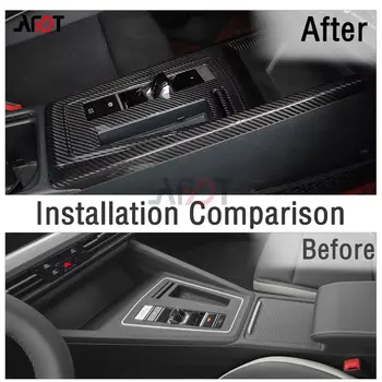 適用於福斯高爾夫8 MK8 GTE GTI GTD R Line 2020-2024款的左舵車型碳纖維內裝中控台換檔面板裝飾條 6 最佳銷售 mk8 高爾夫 r - №4