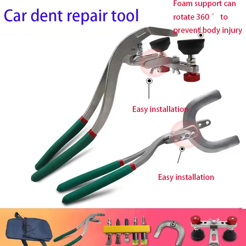 New Unpainted Car Dent Repair Kit Body Dent Edge Crimping Pliers Anti SlipClips Portable Metal Crimping Mudguard Edge RepairTo