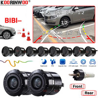 Koorinwoo Intelligent System For Cars Parktronic 4/6/8 Dynamic Dash camera Rear Mirror Parking Sensors Front Cameras Car-Styling