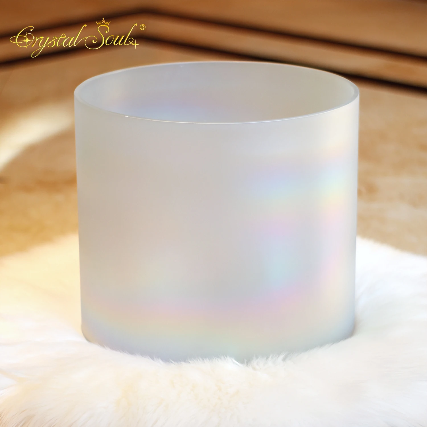 Crystal Soul 2026 New Design Misty Aurora Alchemy Crystal Singing Bowl Support Customized Perfect Pitch Source Manufacturer