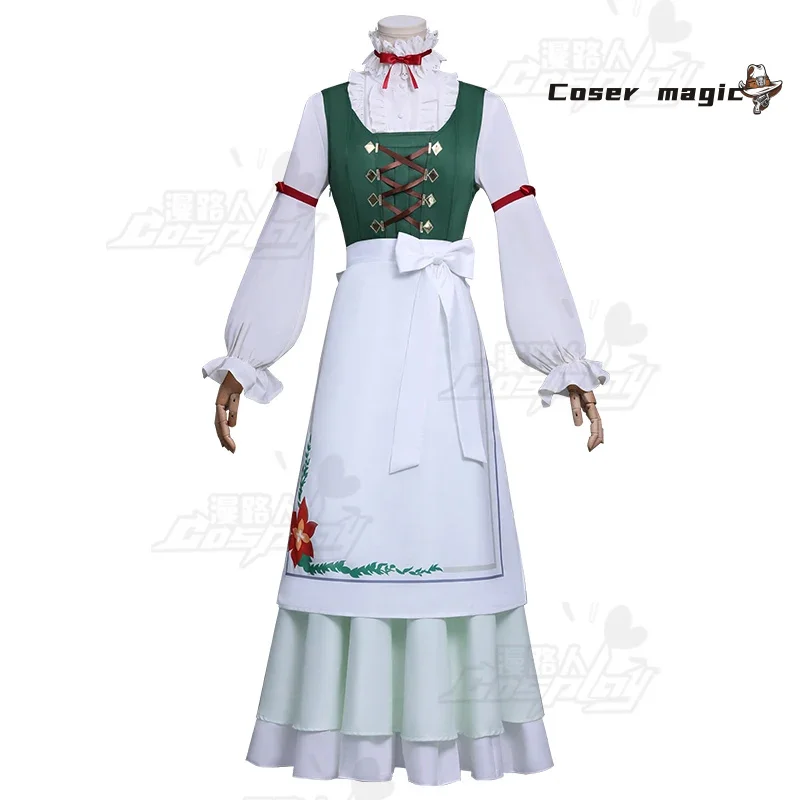 Disfraz de Cosplay de helecho, Anime Frieren: uniforme del final del viaje más allá, fiesta de Carnaval de Halloween, ropa de juego de rol de Navidad