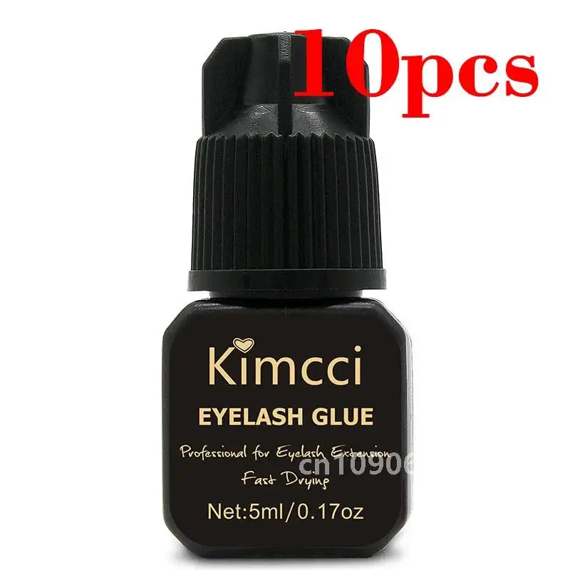 Kimcci 10/25 pcs Individual Eyelash Glue Extension 3 Second Lashes Adhesive for False Eyelashes Extensions Fast Dry Long Lasting