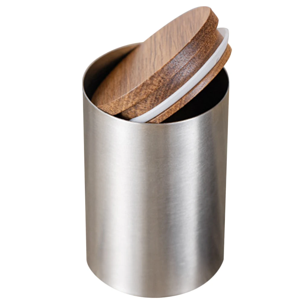 

Stainless Steel Storage Canister Household Tea Jar With Lid Fresh Food Storage Container For Tea Coffee Grains Nuts Cereal Beans