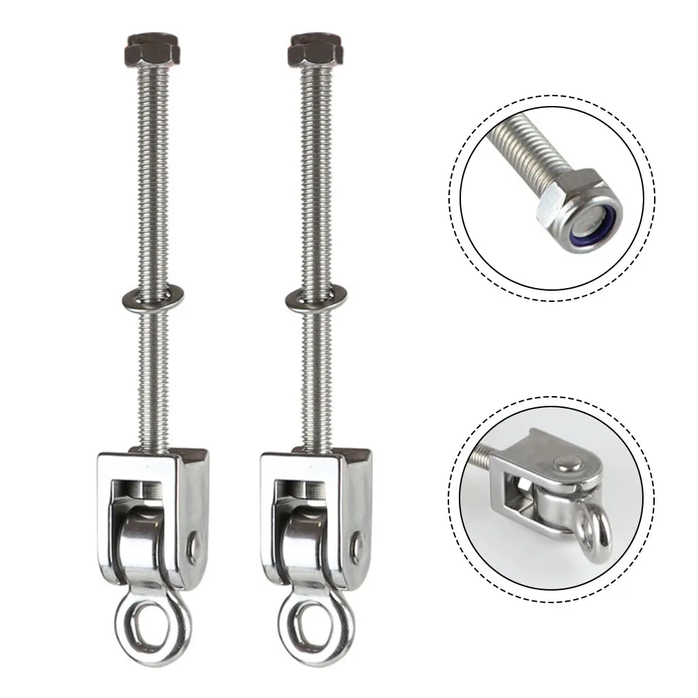 

Fitness Training 304 Stainless Steel Hooks Quiet Swinging Built-in Bearings Easy Installation Design High Load Capacity