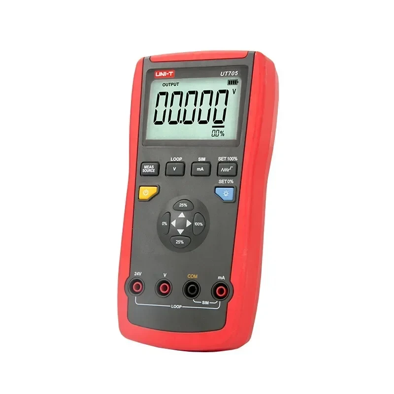 UNI-T UT705 Handheld Single Function Loop Calibrator DC Voltage/Current 24V Accuracy 0.02% Circuit Power