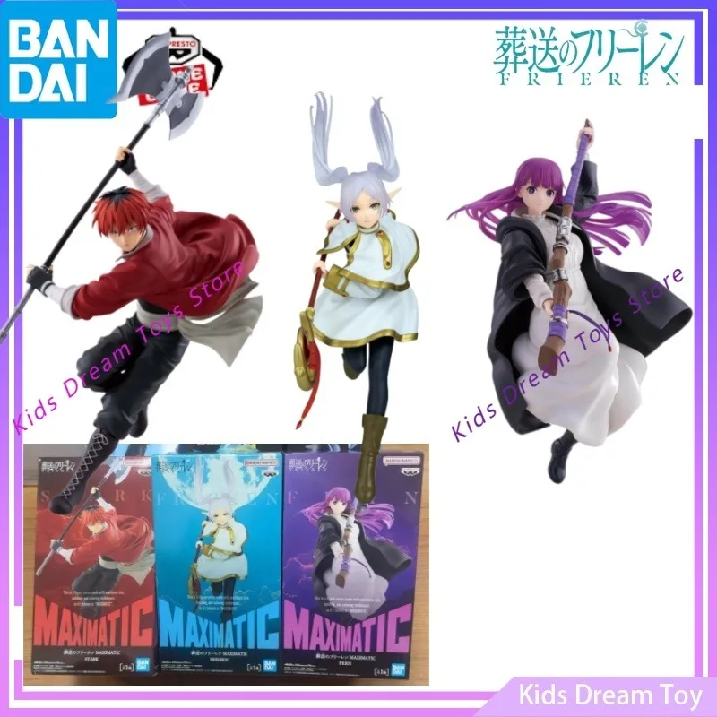 

Bandai in Stock Original BANPRESTO Frieren: Beyond Journey's End Anime MAXIMATIC -Frieren&Fern&Stark- Action Figures Toys Model