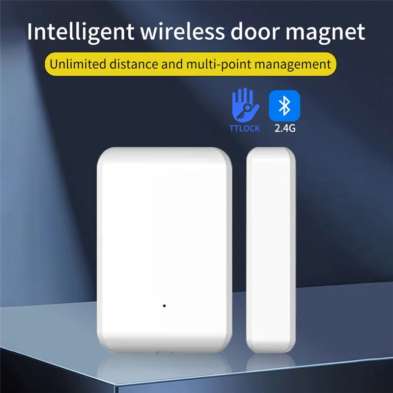 -A25M 2,4 Ghz draadloze TTLOCK-deursensor Witte deurcontactdetectie Windows Open Close Status Werkt met TTLOCK-app Smart Lock