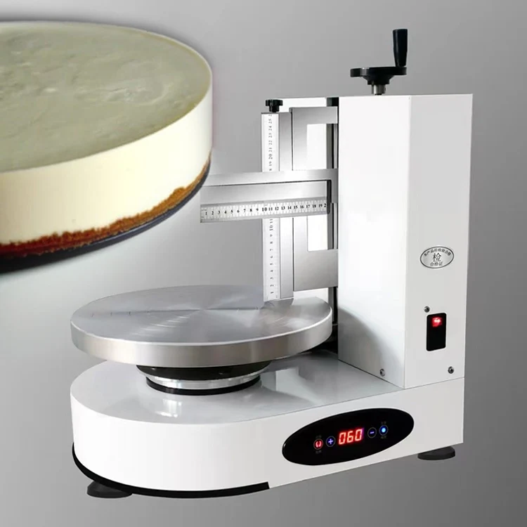 

Commercial Automatic Cream Cake Coating Smoothing Icing Smoother Machine Cake Frosting Decorating Making Cake Icing Machine