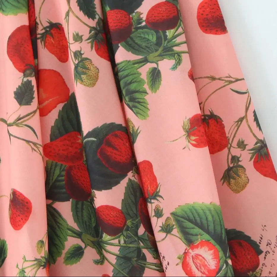 2025 مثير أوراق الفاكهة طباعة ساحة طوق التعادل القوس الظهر عارية الذراعين فستان قصير بدون أكمام المرأة مطوي ألف خط فساتين حبال قصيرة رداء