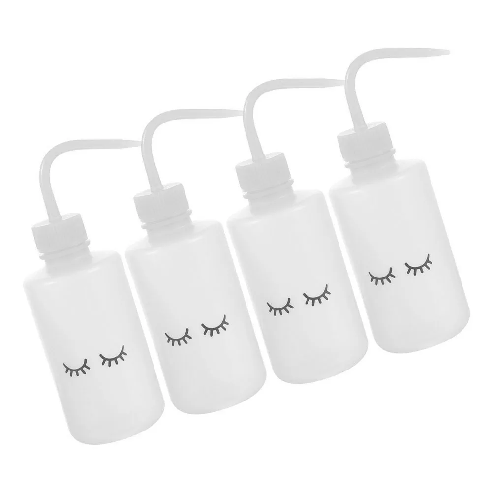 4 قطعة 250 مللي زجاجات غسيل الرموش بيند الفم رمش زجاجة ماء لملحقات ونباتات لاش غسل زجاجات #1