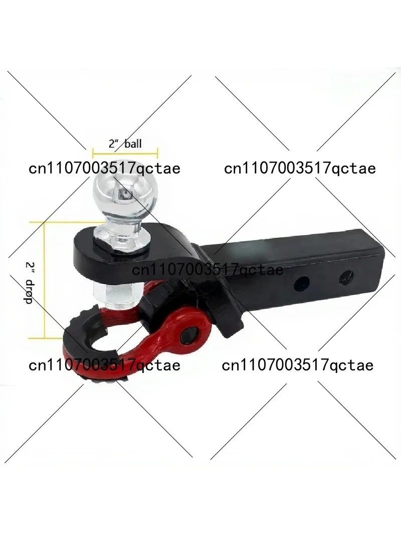 Off-Road Trailer Hitch Welded Square Tube Tongue Arm for Truck SUV 4x4