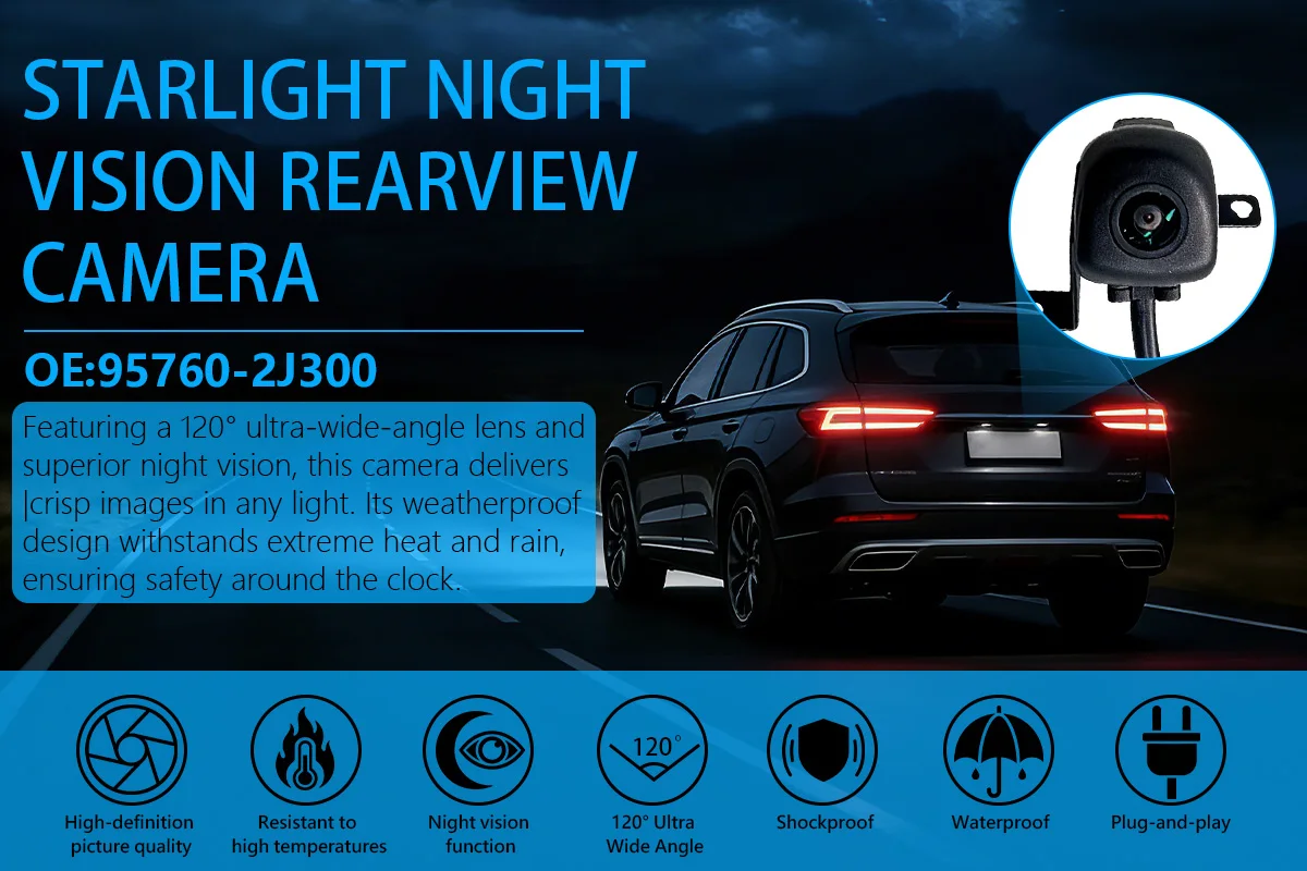 Auto-Parkassistent-Rückfahrkamera 95760-2J300 für KIA Mohave 2016-2019 Ersatz für 957602J300 Rückfahrkamera – Detail 1