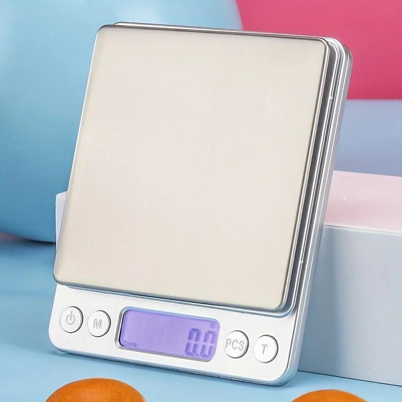 6,61 LB/0,1G Küchenwaage, Edelstahl-Elektronikwaage für gerösteten Kaffee, kleine elektronische Haushaltswaage für die Küche