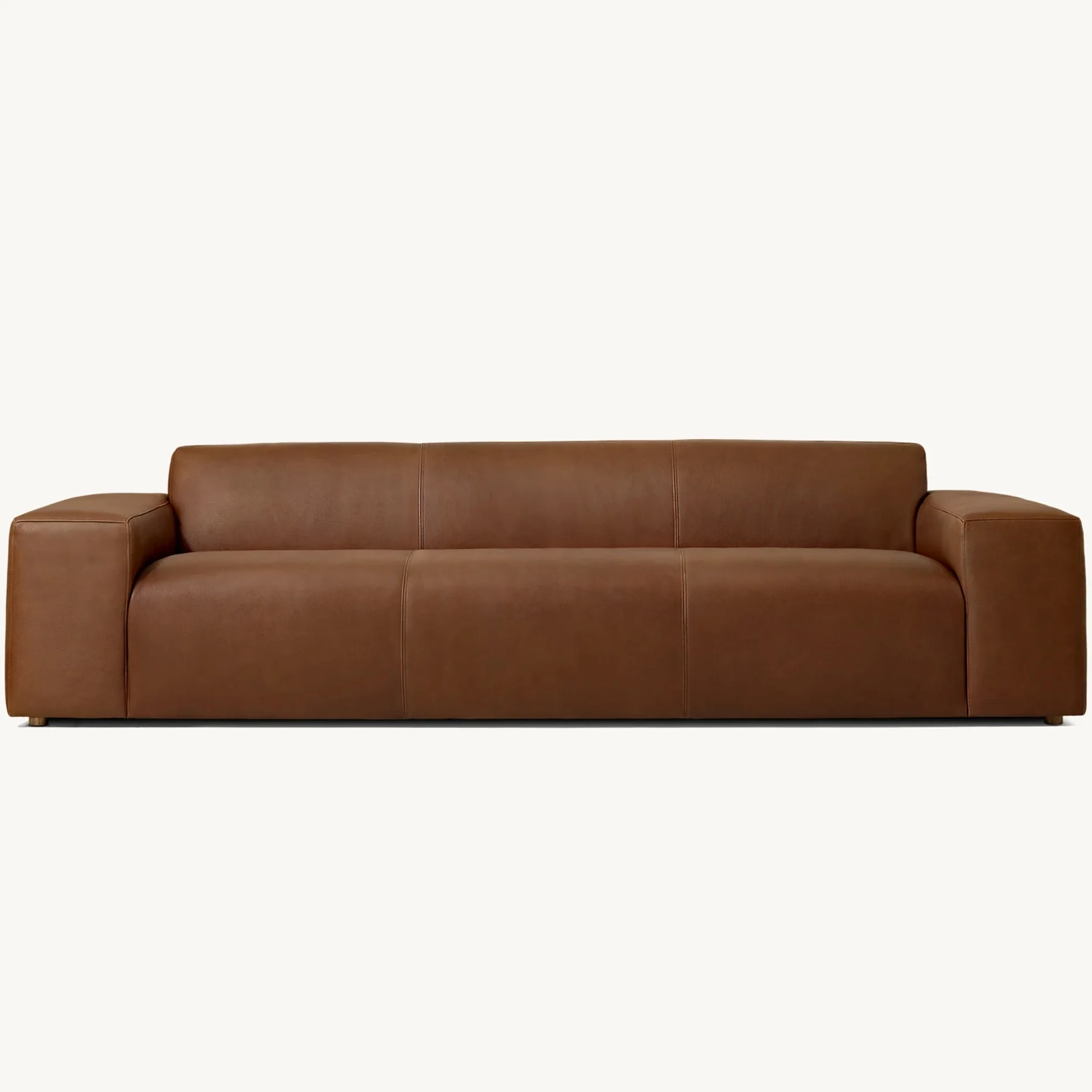 Moderne Luxustilanlage Leder 3-Sitzer Couch Wohnzimmermöbel Modulsofas-Set A