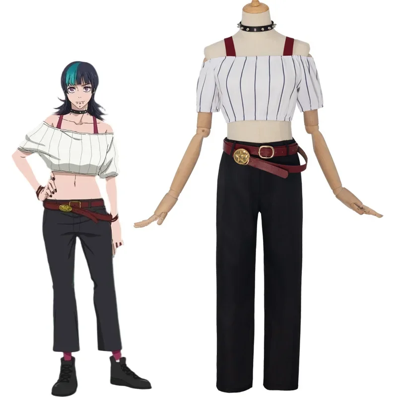 Costume d'Halloween pour femme et fille, style exécution JJK, inspiré du film et du cosplay de Kirara Hoshi du manga Jujutsu Kaisen
