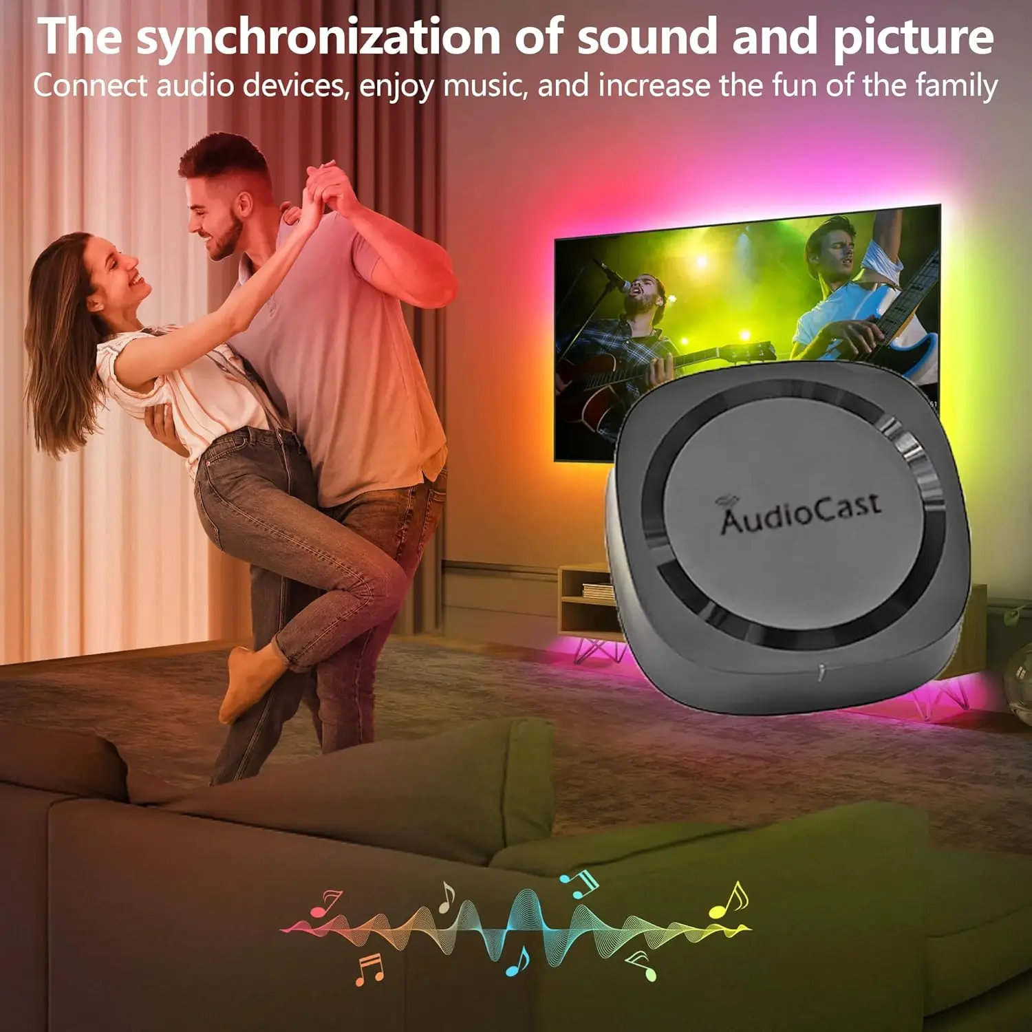 مكبر صوت ثلاثي الأوضاع متعدد الغرف من Audiocast M20 | صوت غامر، تطبيق/جهاز تحكم عن بعد، مخرج تناظري وبصري #6