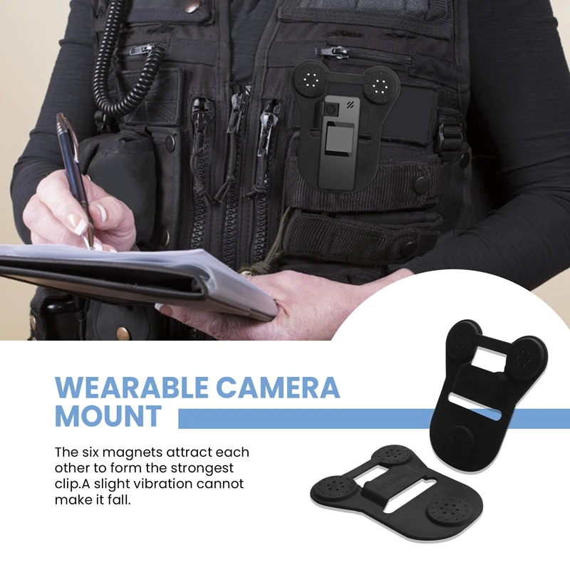 حامل مغناطيسي لكاميرا DN-Body، حامل تثبيت مغناطيسي عالمي، لكاميرات الجسم العالمية التي يمكن ارتداؤها في جميع العلامات التجارية