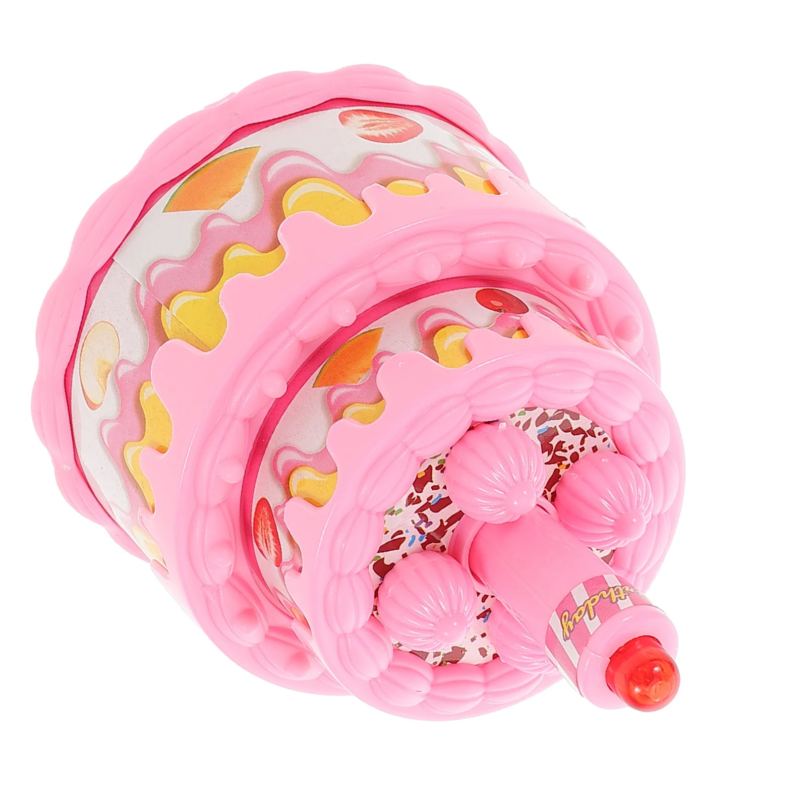 

Multifunctional Birthday Cake Plaything for Toddlers Pretend Play Light Music Small Cake Kids Playing House Simulation