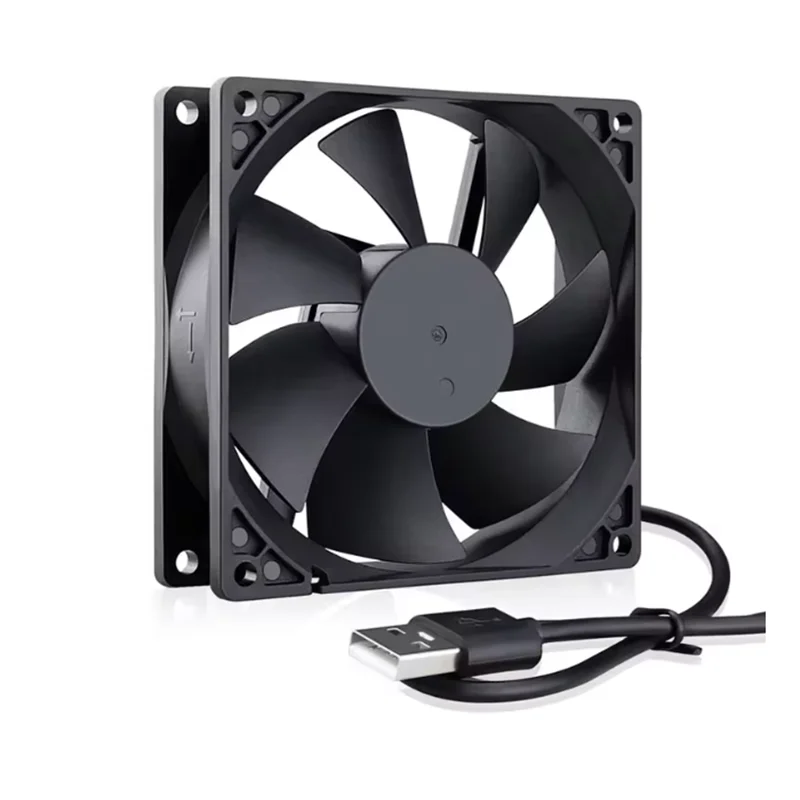 Ventilador de Resfriamento USB 5V 120x120x25mm 80x80x15mm para Receptor DVR Xbox TV Box Roteador Computador