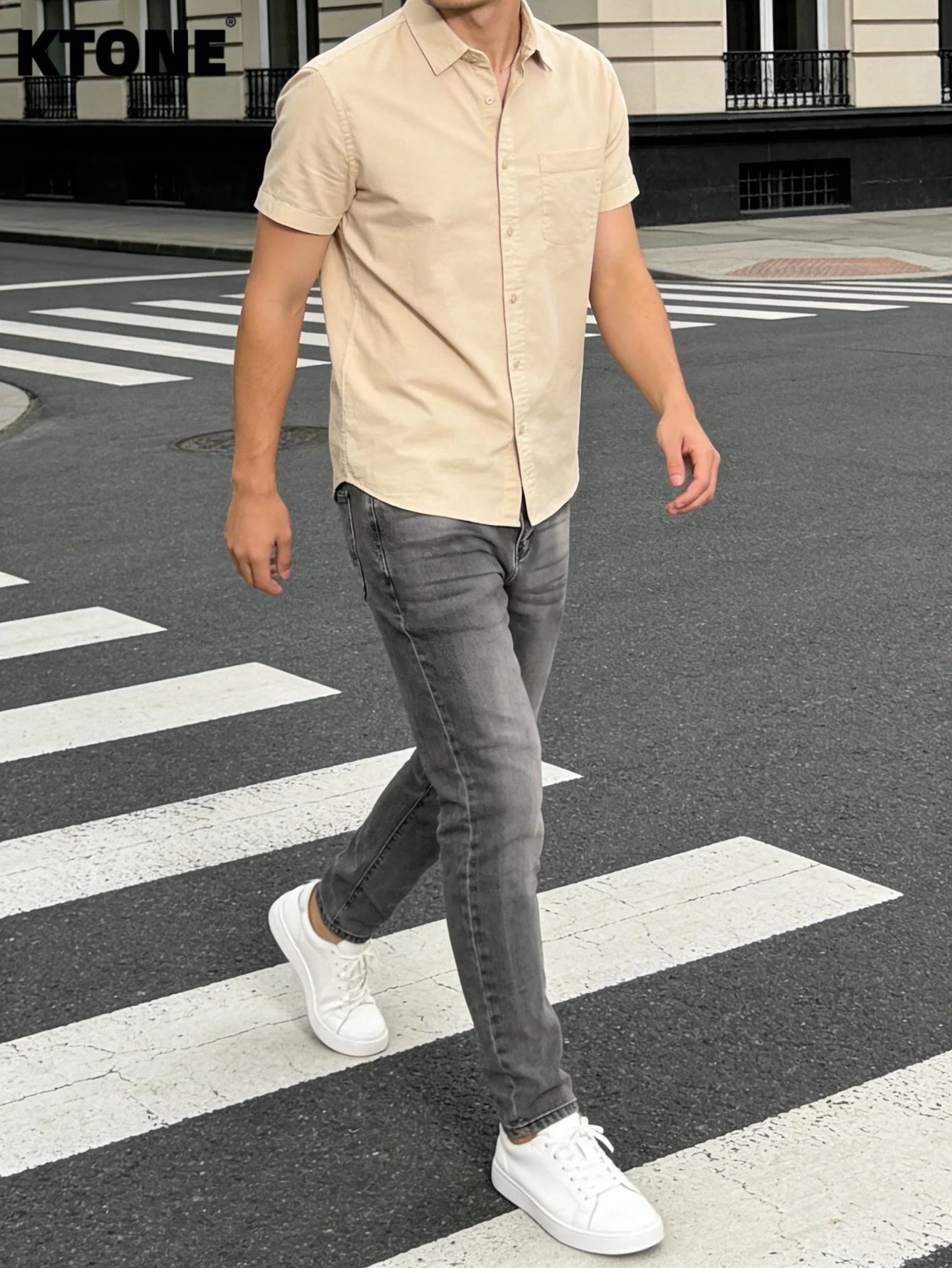 

Men's Wabi-sabi Cool Style Slim Fit Jeans for Summer Ceramic Workshop Experience