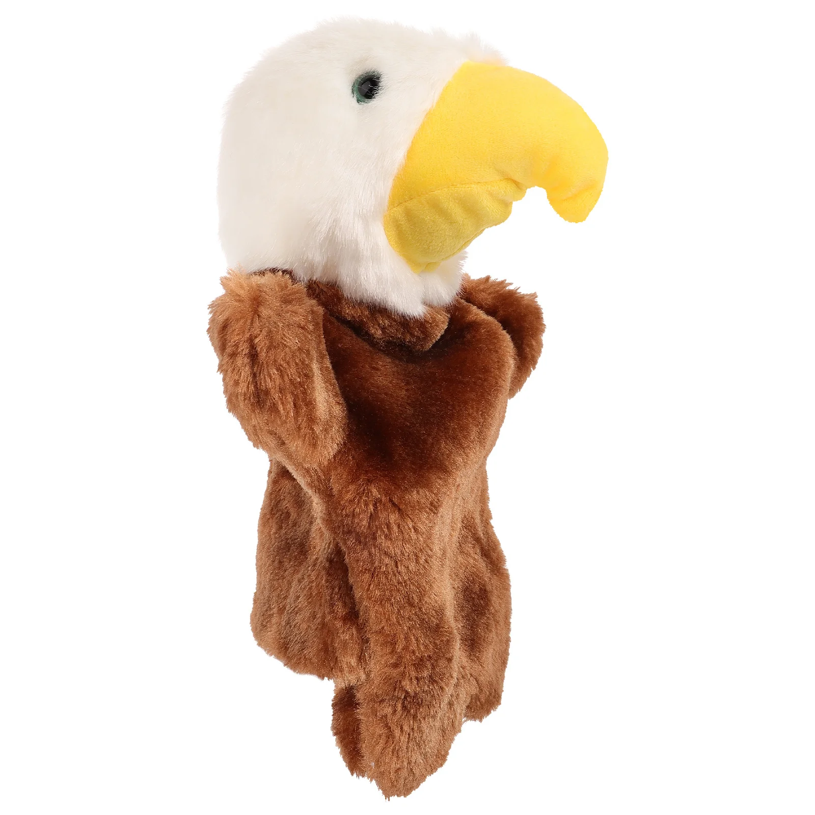 1Pcs Eagle Hand Puppet Child-Friendly Design Soft Material Realistic Look Great for Storytelling Games Parent-Child Bonding