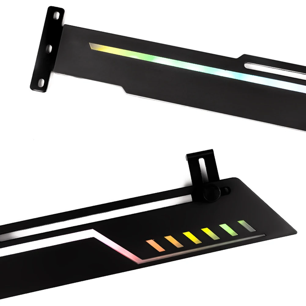 5V 3PIN Metal Support Structure ARGB Graphics Card Support Frame GPU Support Bracket for PC Computer Case