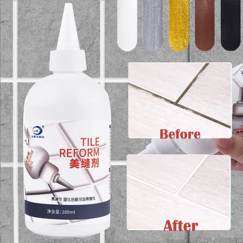 Ceramic Tile Beauty Sealant For Repairing Gaps Sealant For Bathroom Mildew And Waterproof Resistant White Cleaner Caulking Agent