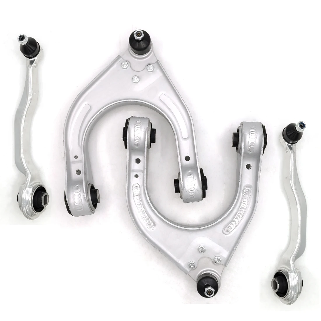 TOPICKSAP 4Pcs Front Upper/Lower Control Arm Kit for Mercedes W211/S211/CLS550/E350 RWD 2003-2009 Suspension Replacement